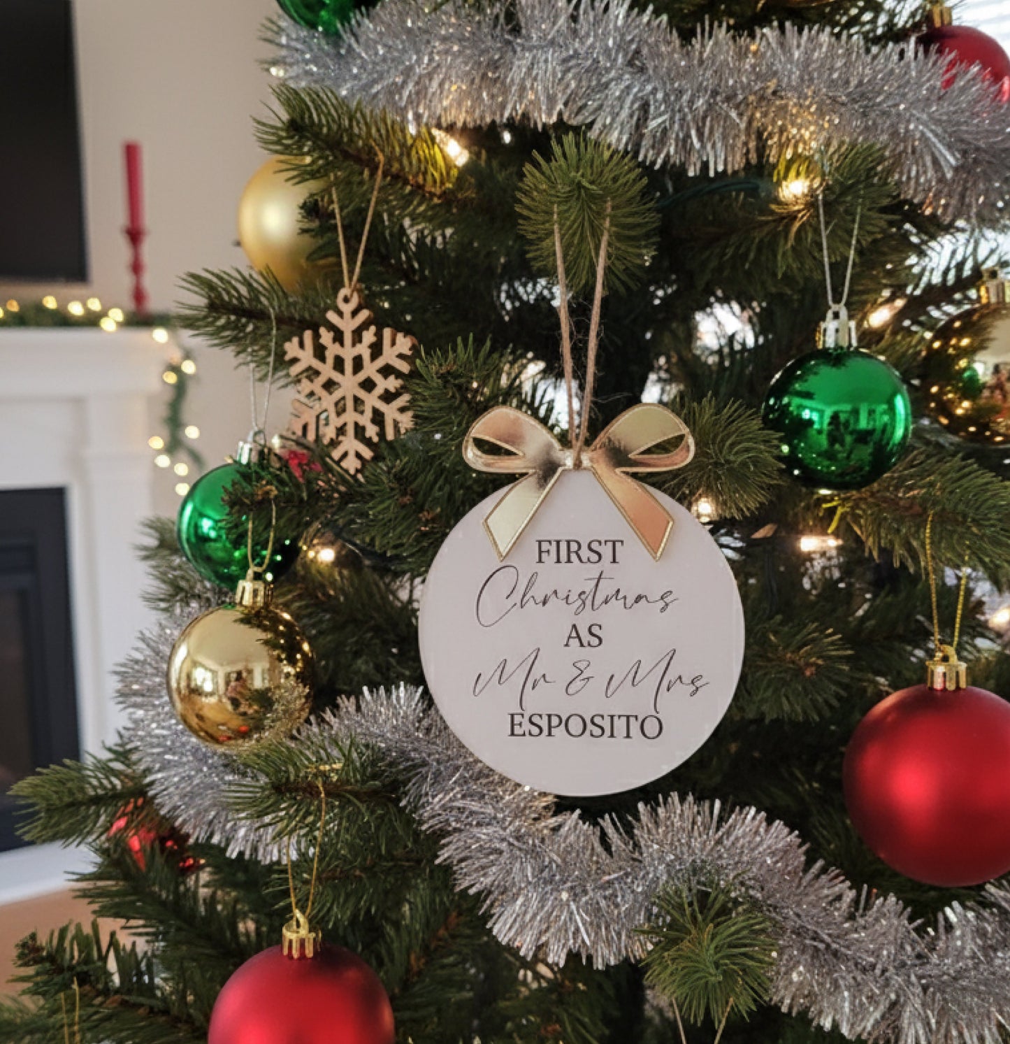 PALLINA DI NATALE PERSONALIZZATA