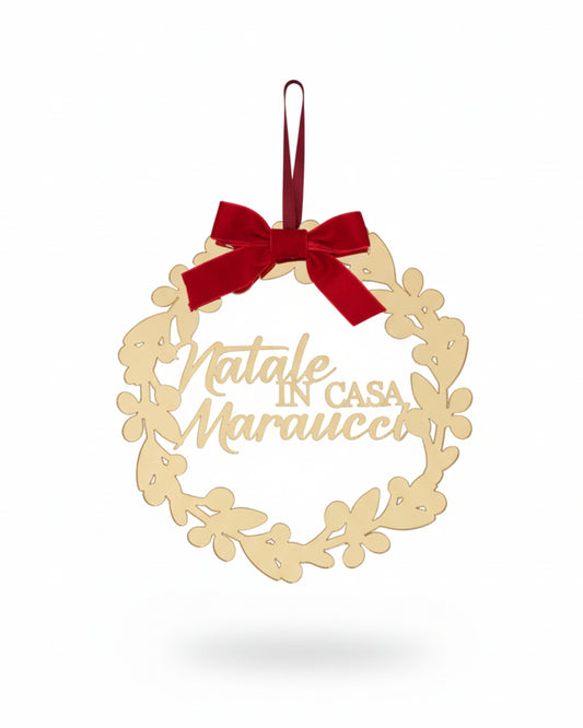 GHIRLANDA NATALIZIA PERSONALIZZATA